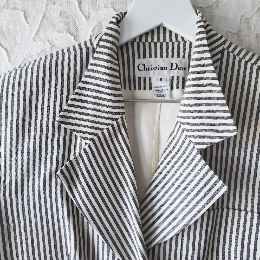 Vintage Christian Dior Short Sleeve Jacket